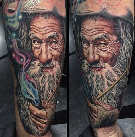 50 Herr Der Ringe Tattoo Designs Für Männer Tolkien Ink Ideen Mann