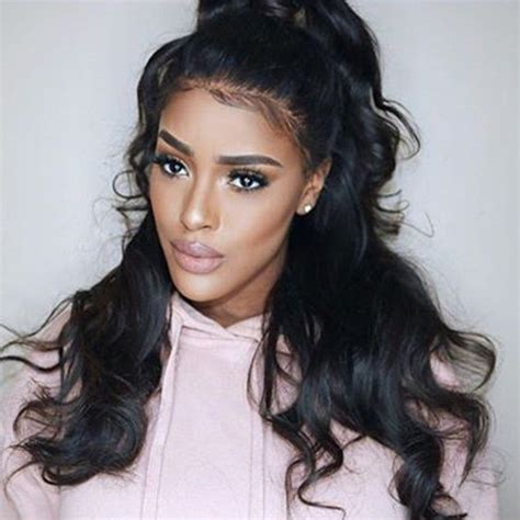 Shop great quality heat resistant heat safe synthetic lace front wig and lowest prices USD$128.80 https://www.eseewigs.com/pre-plucked-250 ...