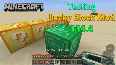 A mod about the elements in minecraft with a lucky block thrown in. Minecraft Lucky Block Mod (Version 1.14.4 update) - YouTube