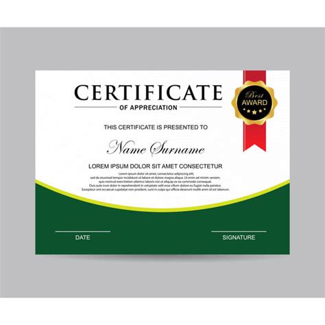 Modern Certificate Template For Free Download On Pngtree