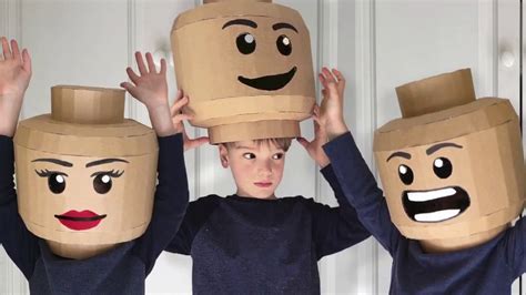 How To Make A Cardboard Brickhead Costume Youtube Gloucestershire Resource Centre