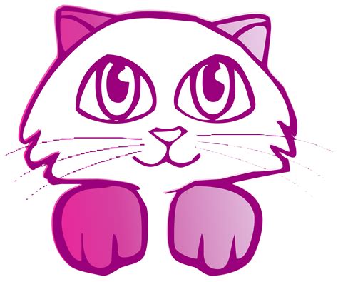 Kittens Clipart Purple Kittens Purple Transparent Free For Download On