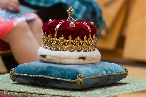 The Crown Of Scotland Will Be First Of Four Crowns To Make An Appearance After Death Of The