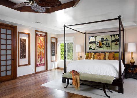 Asian Inspired Bedrooms Design Ideas Pictures