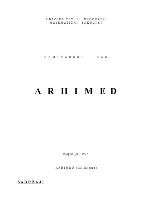 Arhimed Pdf
