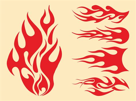 Flame Vector Drawing Clipart Best