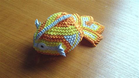 3d Origami Mini Koi Fish By Girnelis On Deviantart