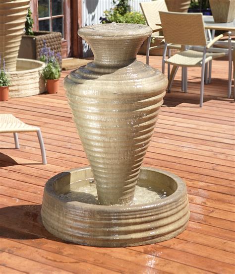 Olive Jar Fountain Classic Vase Shaped Water Feature