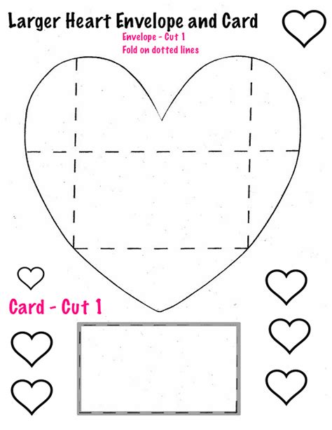 Heart Card Template
