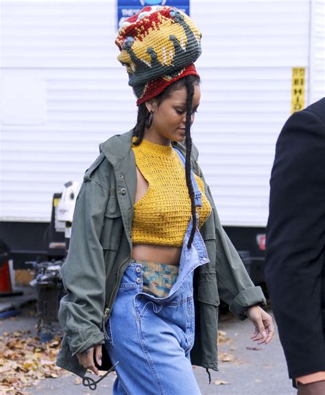 Rihanna On The Set Of ‘oceans Eight In New York Gotceleb