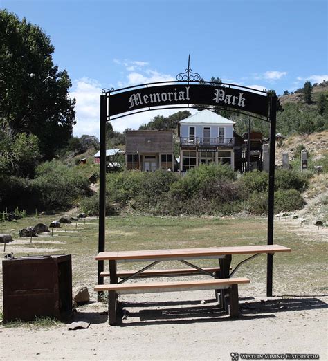 Memorial Park Silver City Idaho Western Mining History