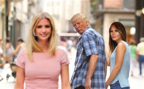 Mobile uploads , upset woman looking at man with joystick playing video. The First Family | Distracted Boyfriend | Know Your Meme