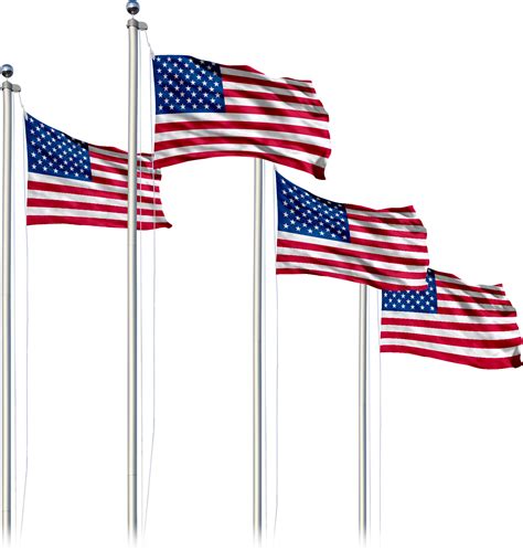 American Flag Pole Clip Art