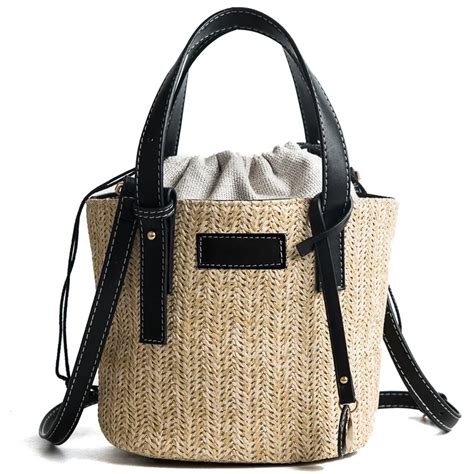 2018 New Straw Women Bagstraw Woven Casual Womens Messenger Bag