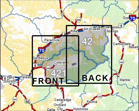 Diy Hunting Maps Diy Hunting Map Colorado Gmu 42 421