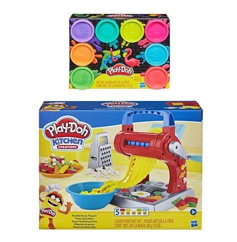 Play Doh Kitchen Creations Noodle Party Play Set Play Doh 8 Pack Of