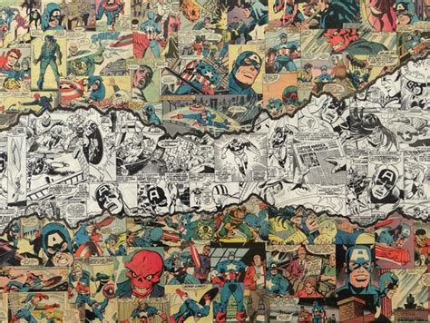 This Comic Collage Art Will Make An Awesome T For Comic Fans