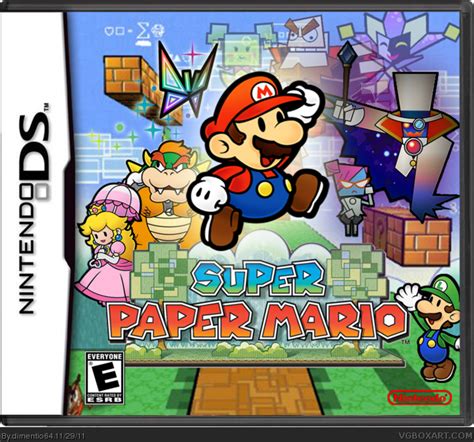 Super Paper Mario Nintendo Ds Box Art Cover By Dimentio64