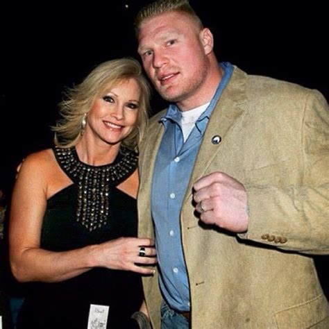 Wwe Superstar Brock Lesner And His Wife Rena Who Previously Worked As