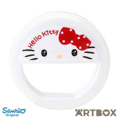 buy sanrio hello kitty face round clip on selfie light at artbox