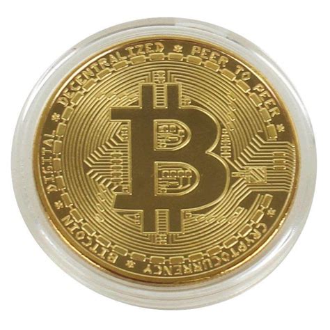 How Much Is A Gold Plated Bitcoin Worth Bitcoin Btc Metal Coin In
