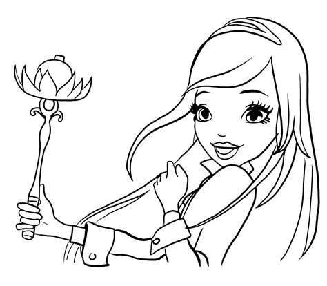 Regal Academy Rose With Her Magic Wand
