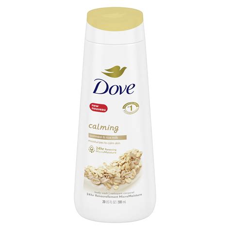 Calming Body Wash With Oatmeal And Rice Milk Dove