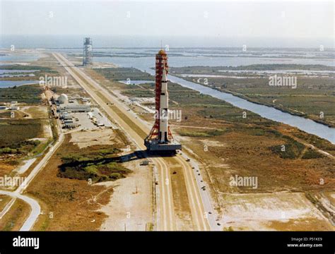 Aerial View At Launch Complex 39 Kennedy Space Center Showing The