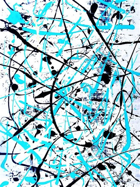 Abstract Splatter Painting By Jlv Redbubble