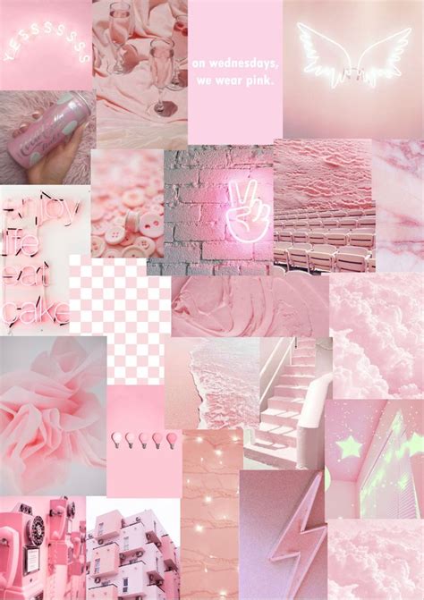 Light Pink Theme Aesthetic Pink Collages Aesthetic Pink Tumblr