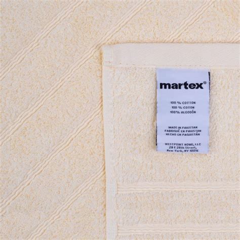 Westpoint Home Lemon Chiffon Cotton Bath Towel Martex Ultimate In The