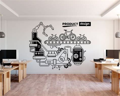 Product Design Office Walls Office Wall Decal Office Etsy In 2021