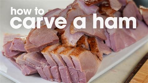 How To Carve A Ham Youtube