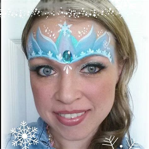Elsa Frozen Inspired Princess Crown Tutorial Christmas Face Painting
