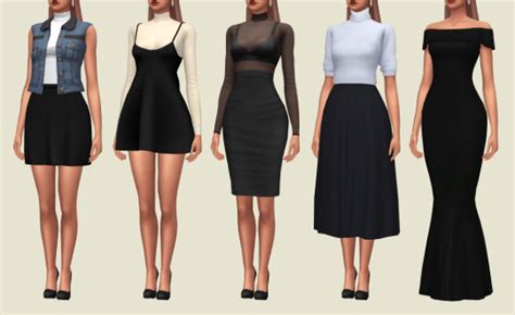 Ts4 Mm Tumblr Sims 4 Dresses Sims 4 Sims Outfit