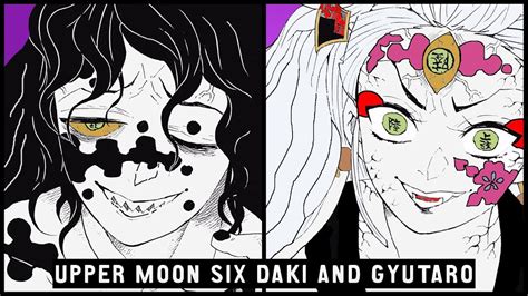 Upper Moon Six Gyūtarō And Daki Explained Kimetsu No Yaiba Youtube