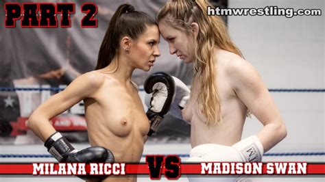 Milana Ricci Vs Madison Swan Boxing Part 2 Sdmp4 Hit The Mat Boxing
