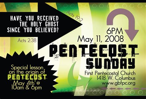 Pookies Photography And Graphics Pentecost Sunday Flyer