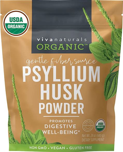 Organic Psyllium Husk Powder 15 Lbs Easy Mixing Fiber Supplement