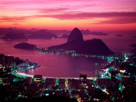 Hdmax Sugarloaf Mountain Guanabara Bay Rio De Janeiro Brazil