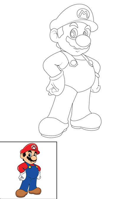 How To Draw A Super Mario Step By Step
