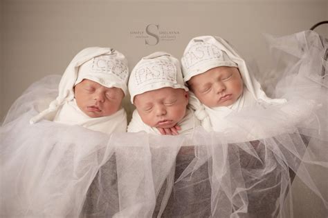 Syracuse Ny Newborn Photographer Triplets Newborn Portrait Session Multiple Newborn