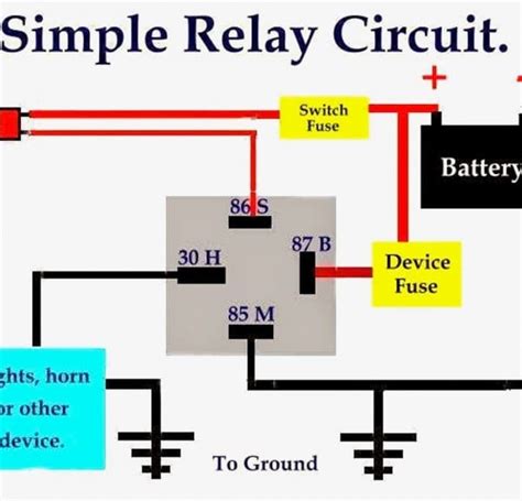Horn Relay Simple Wiring Youtube And Bosch Relay Diagram For Horn Car