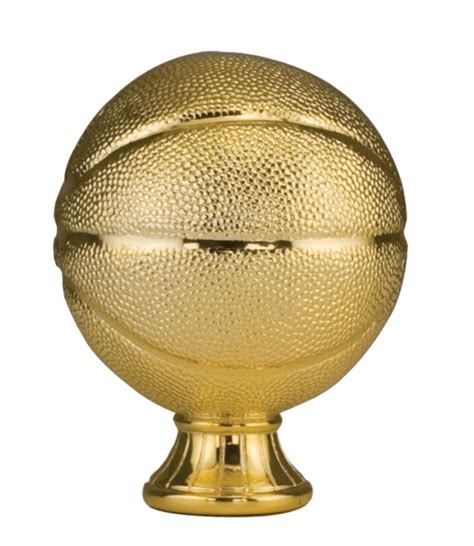 Gold Metallized Basketball Resin California Trophy