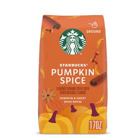 Starbucks Pumpkin Spice Naturally Flavored Ground Coffee 100 Arabica