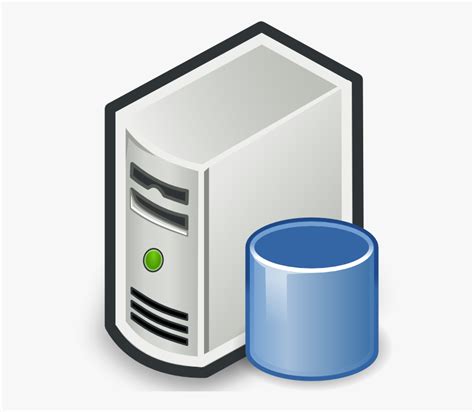 This makes it suitable for many types of projects. Computer Database Clipart - Server Png , Transparent ...