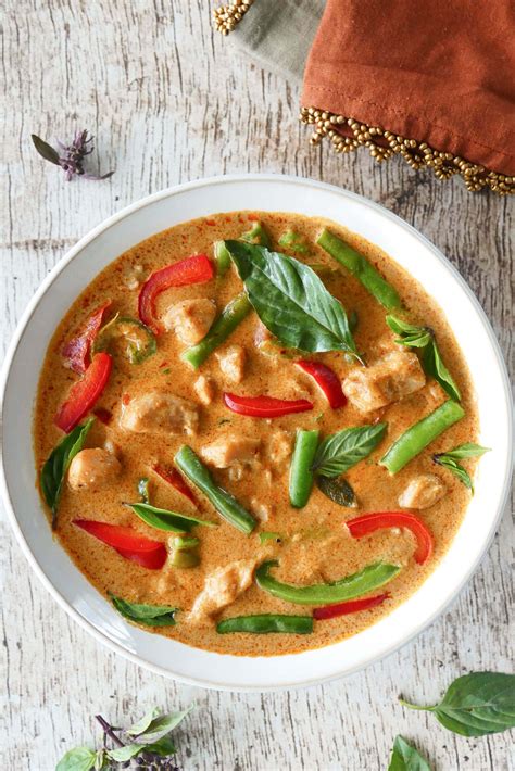 Thai Instant Pot Panang Curry With Chicken Paint The Kitchen Red