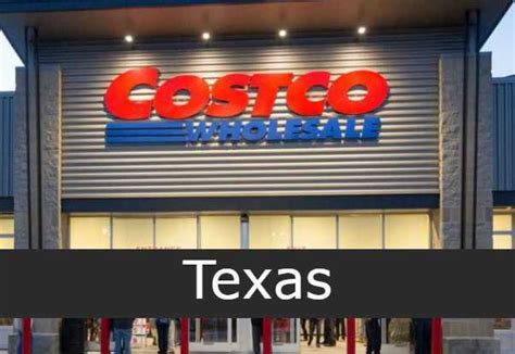 Costco In Texas Locations