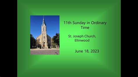 11th Sunday In Ordinary Times YouTube