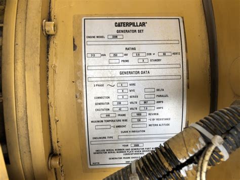 Cat used is your online source for used stationary generator sets. Used Caterpillar 3306B Diesel Generator | 678 Hrs | 250 KW ...